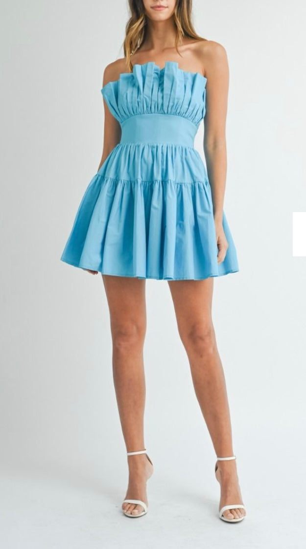 Aqua Diva Mini Dress
