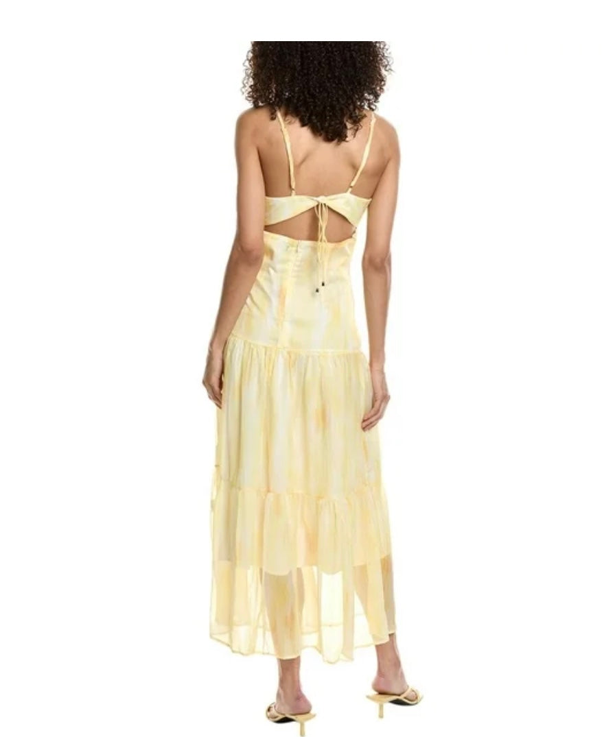 Yellow Strap Maxi Dress