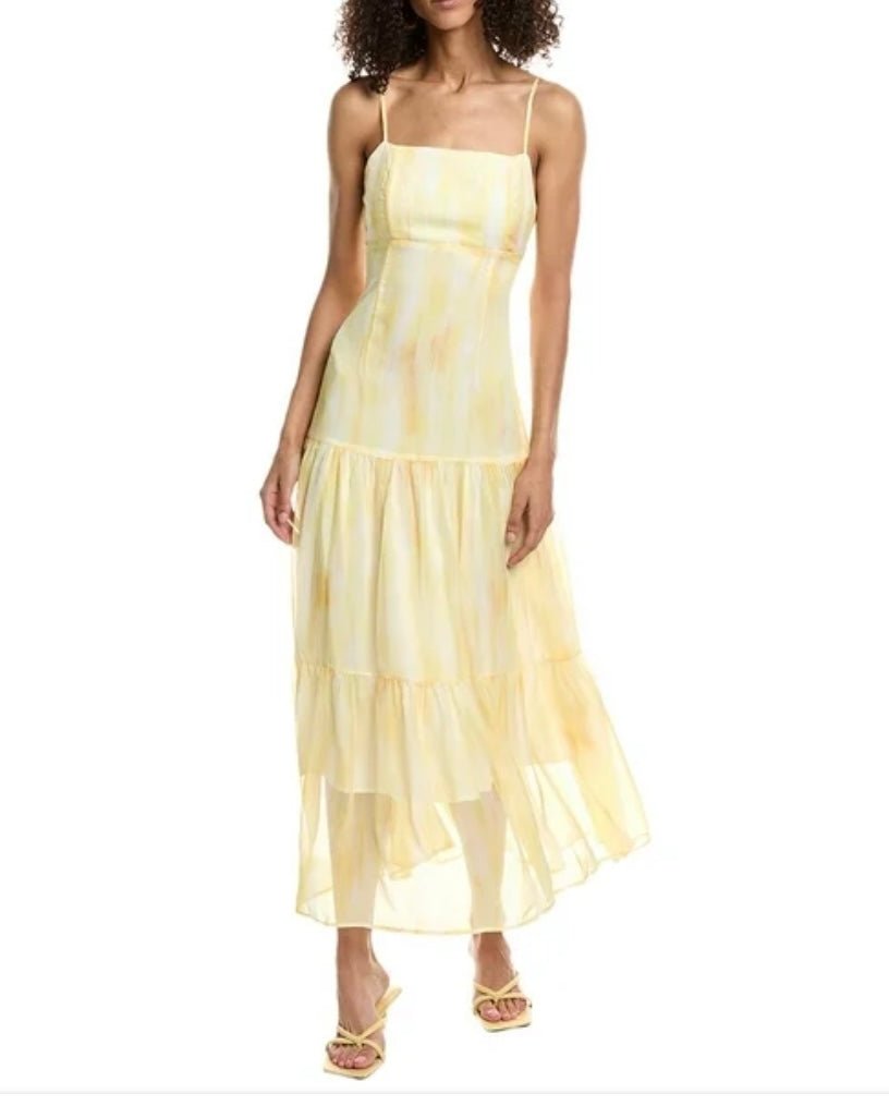 Yellow Strap Maxi Dress