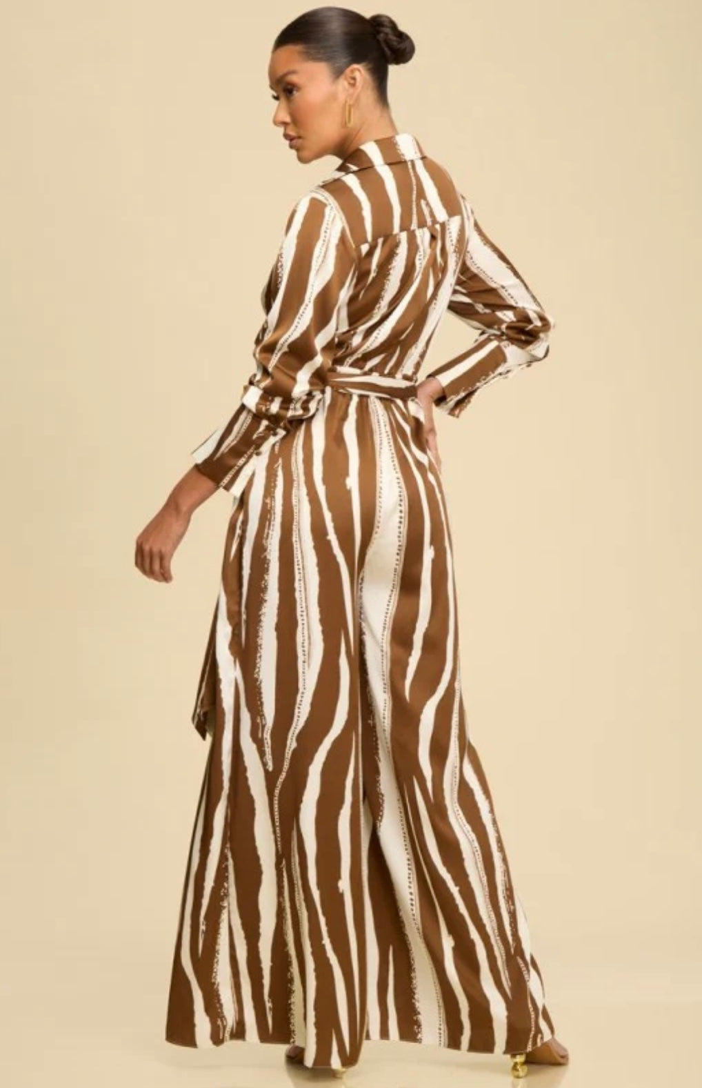 Mocha & Ivory Luxe Jumpsuit Ships 10/20