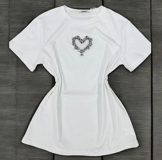 Crystal Heart Tee