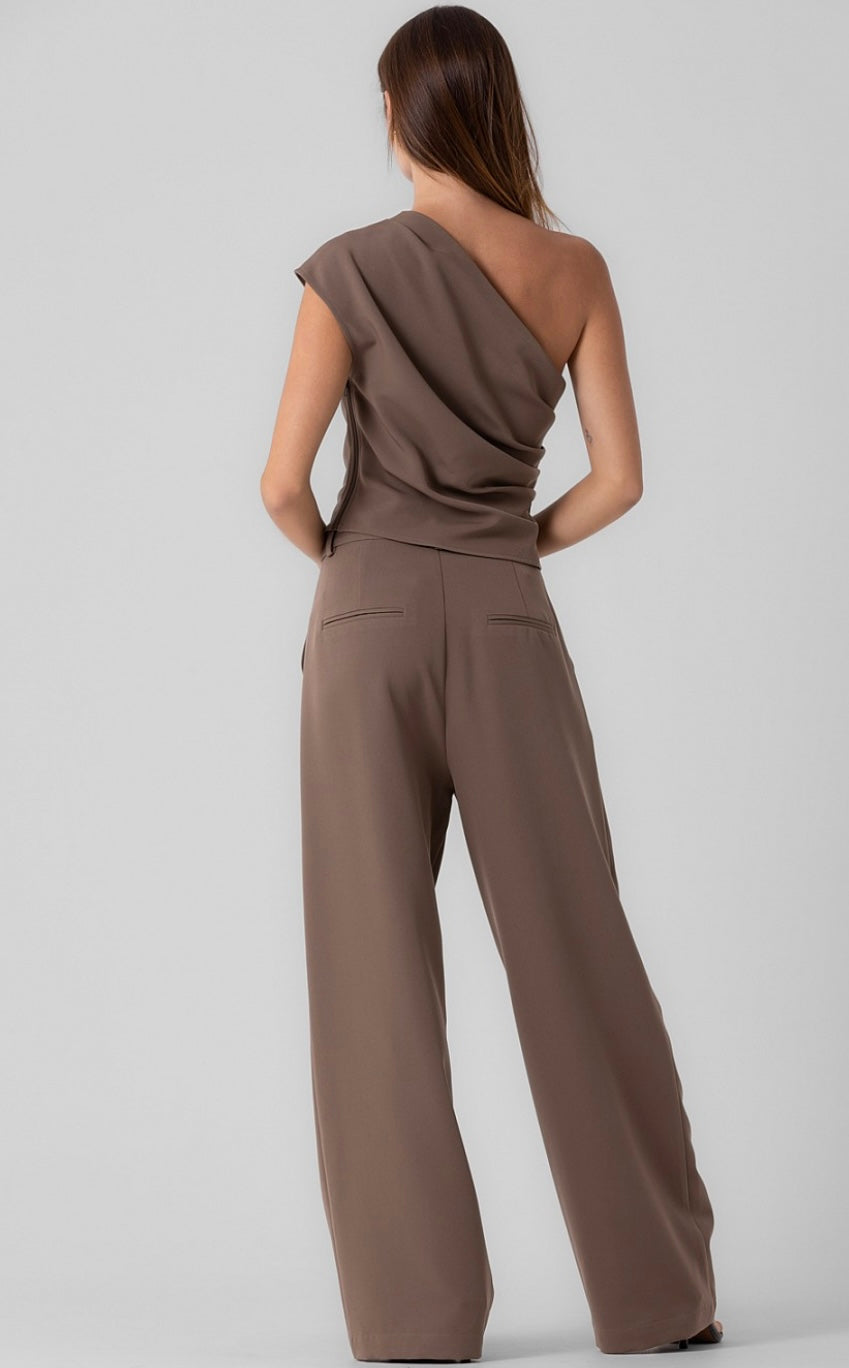 Taupe Two-Piece Set
