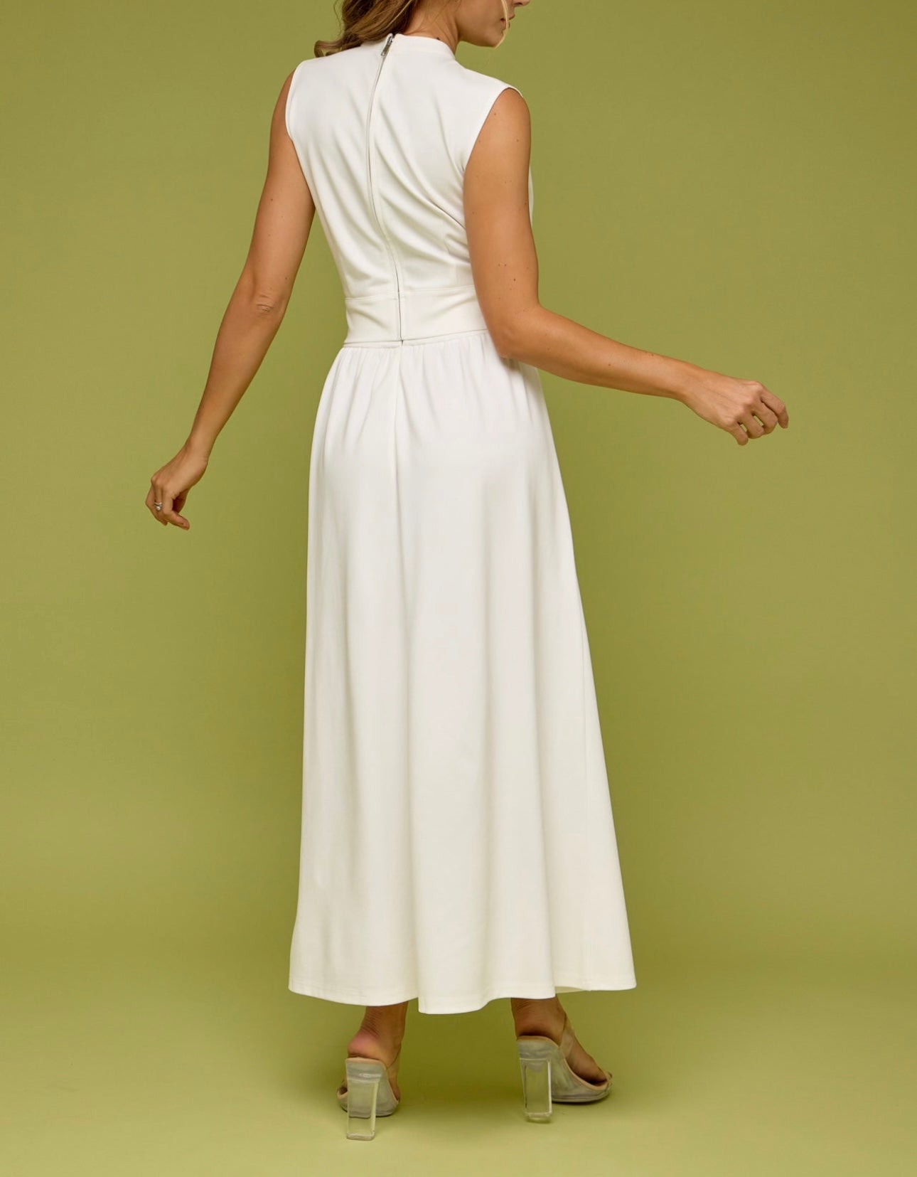 White Two-Piece Skirt Set