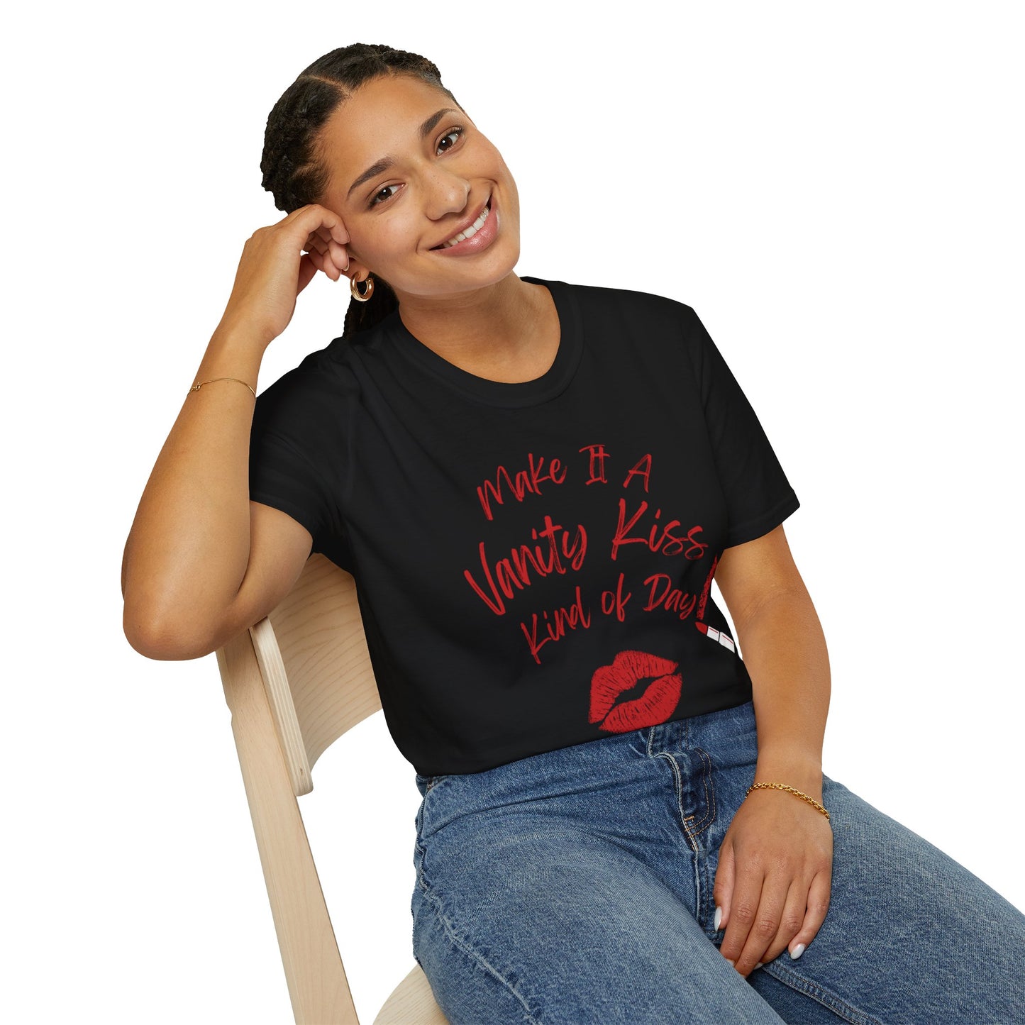 Vanity Kiss Boutique T-Shirt, Self-Love T-Shirt, Self Confidence Shirt, Casual Women's Wear