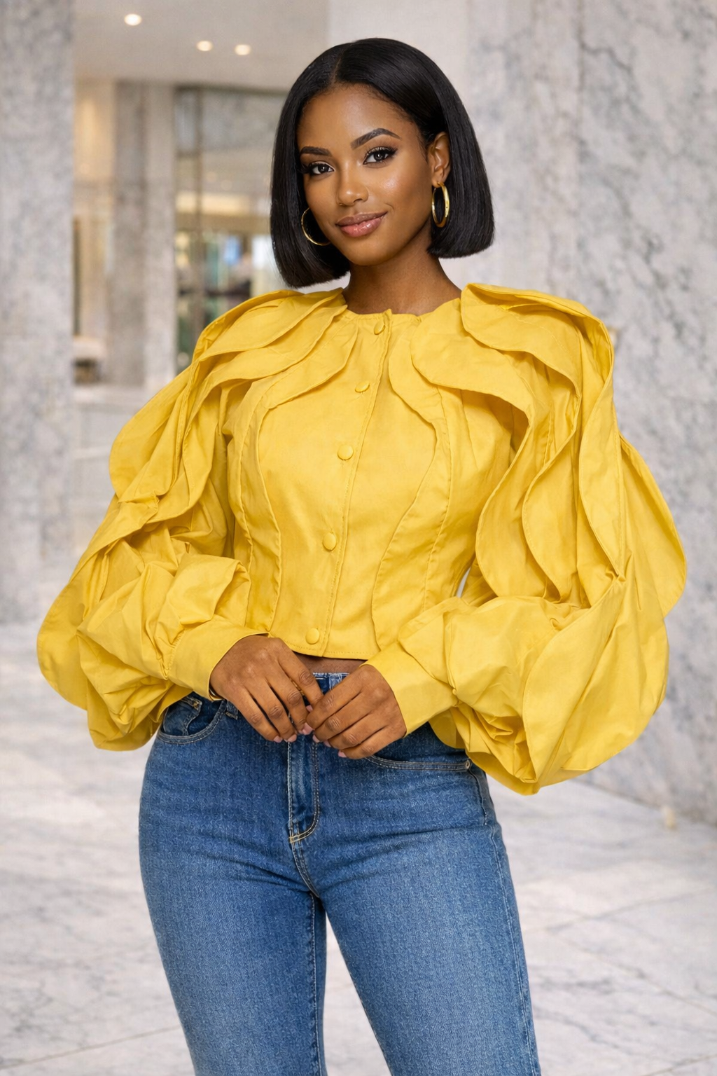 The Bold Statement Button Top
