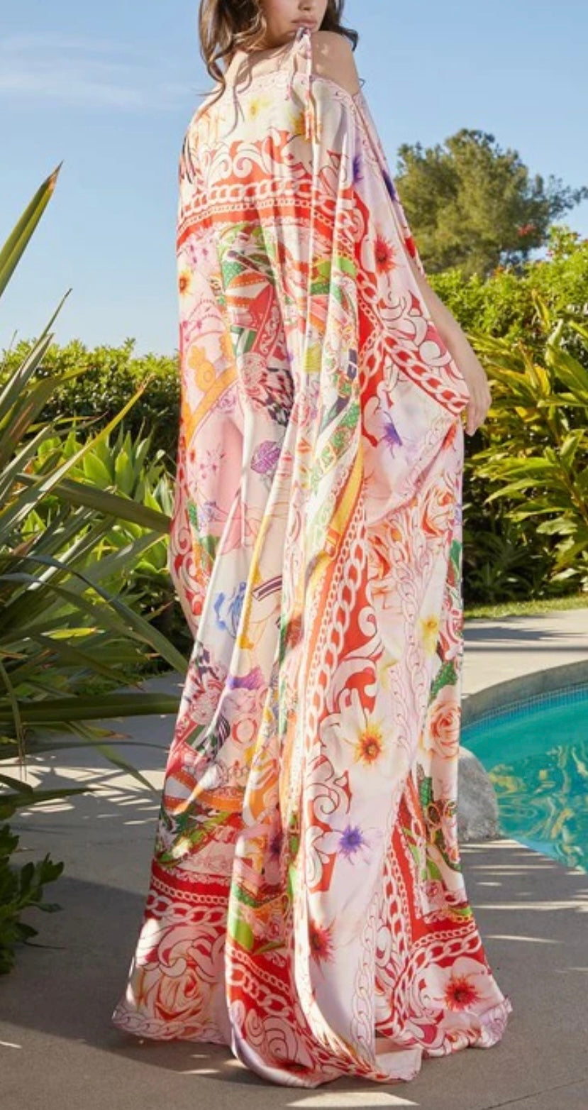 Multi-Print Maxi Dress Last One