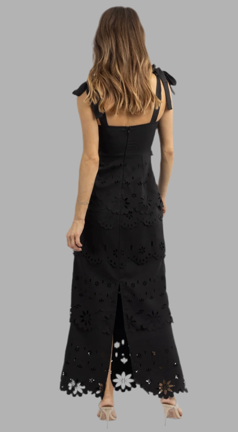 Black Tie Maxi Dress-Last One