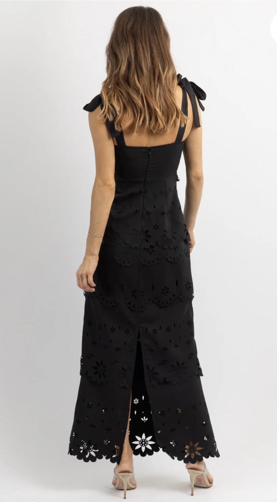 Black Tie Maxi Dress-Last One