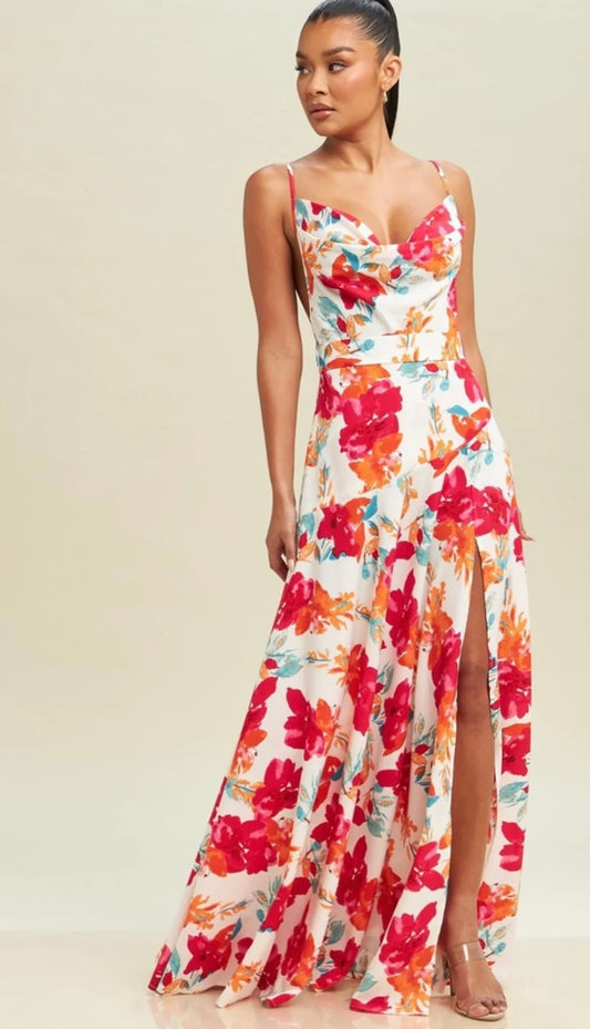 Floral Maxi Sundress-Last One