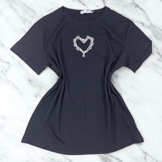 Crystal Heart Tee