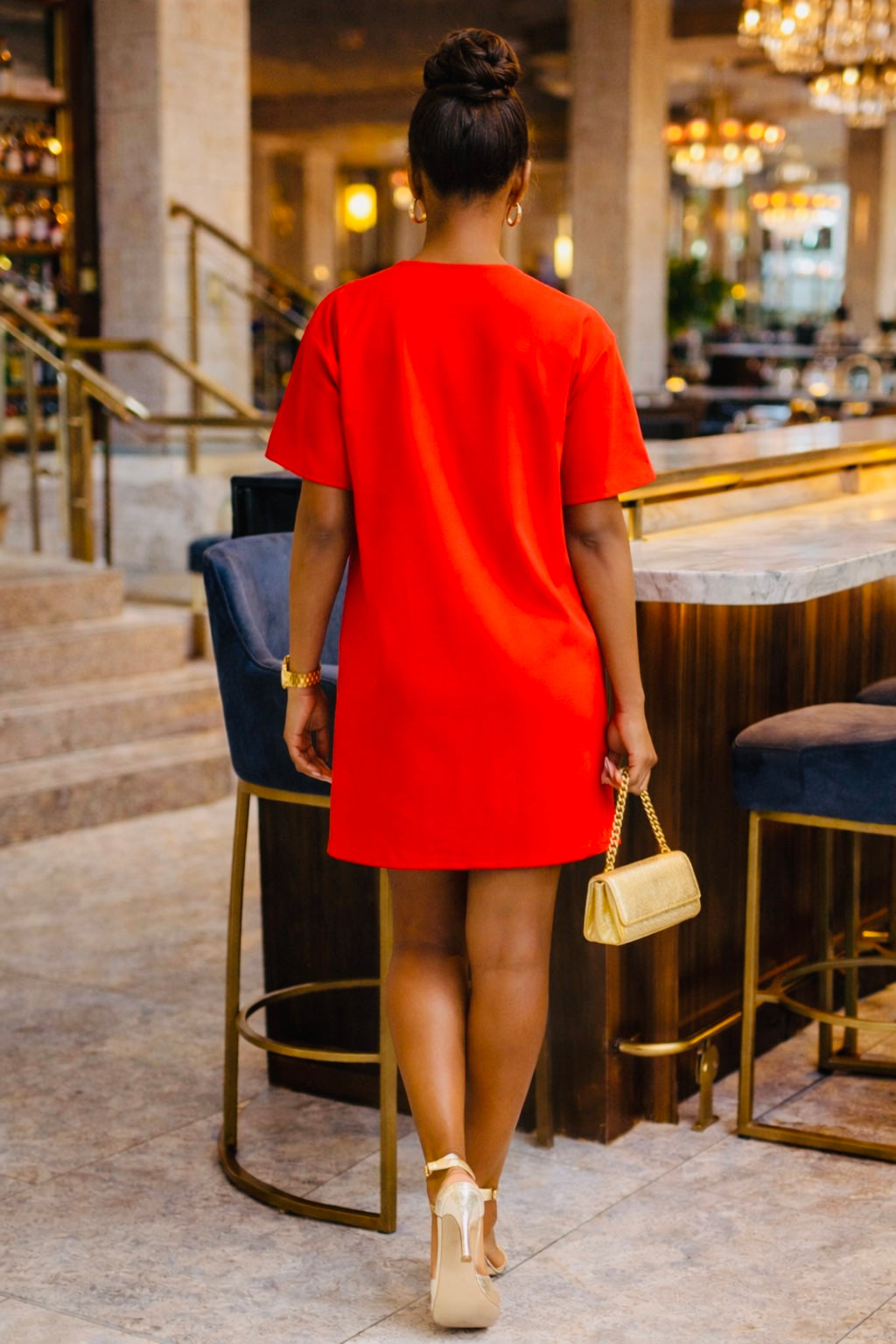 The Scarlet Statement Ruffle Dress