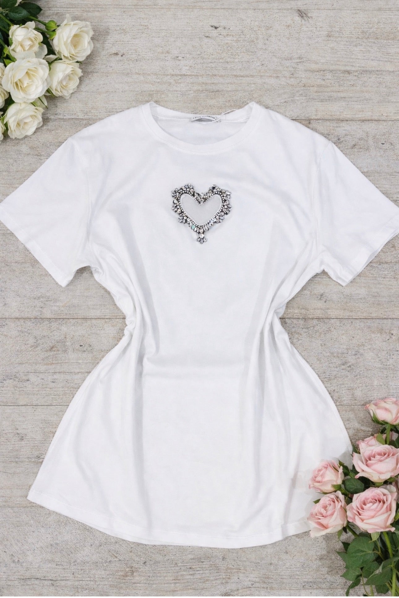 Heart of Glam Embellished Tee