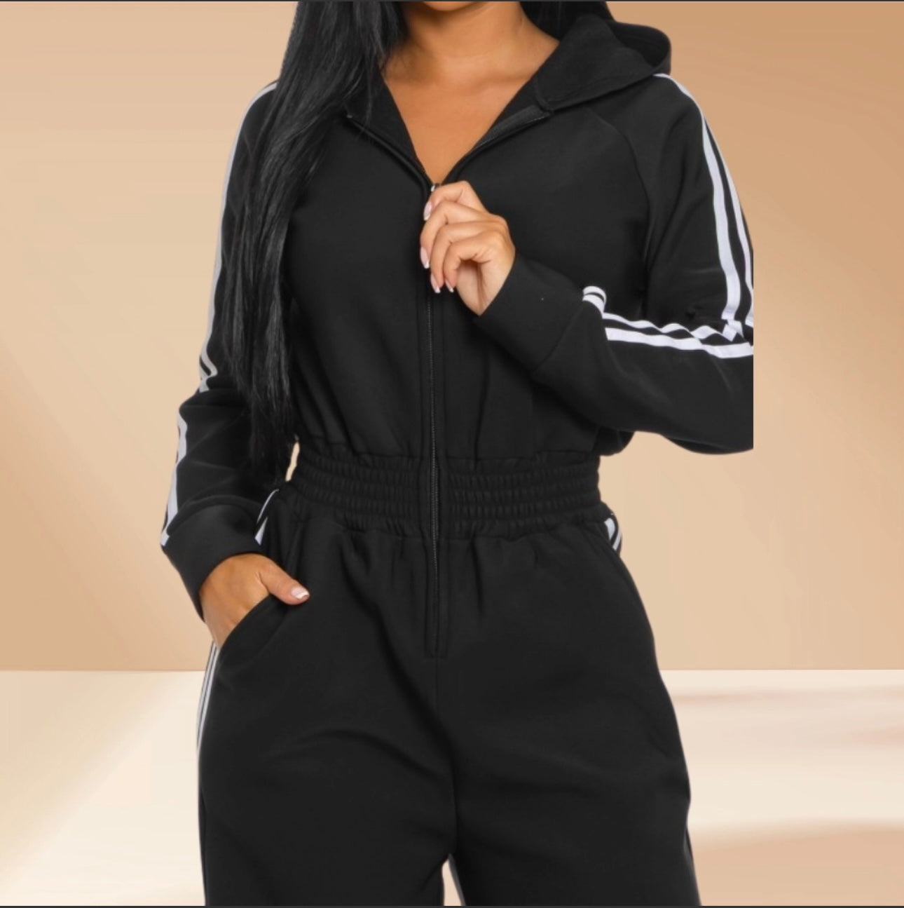 Black Luxe Track Suit