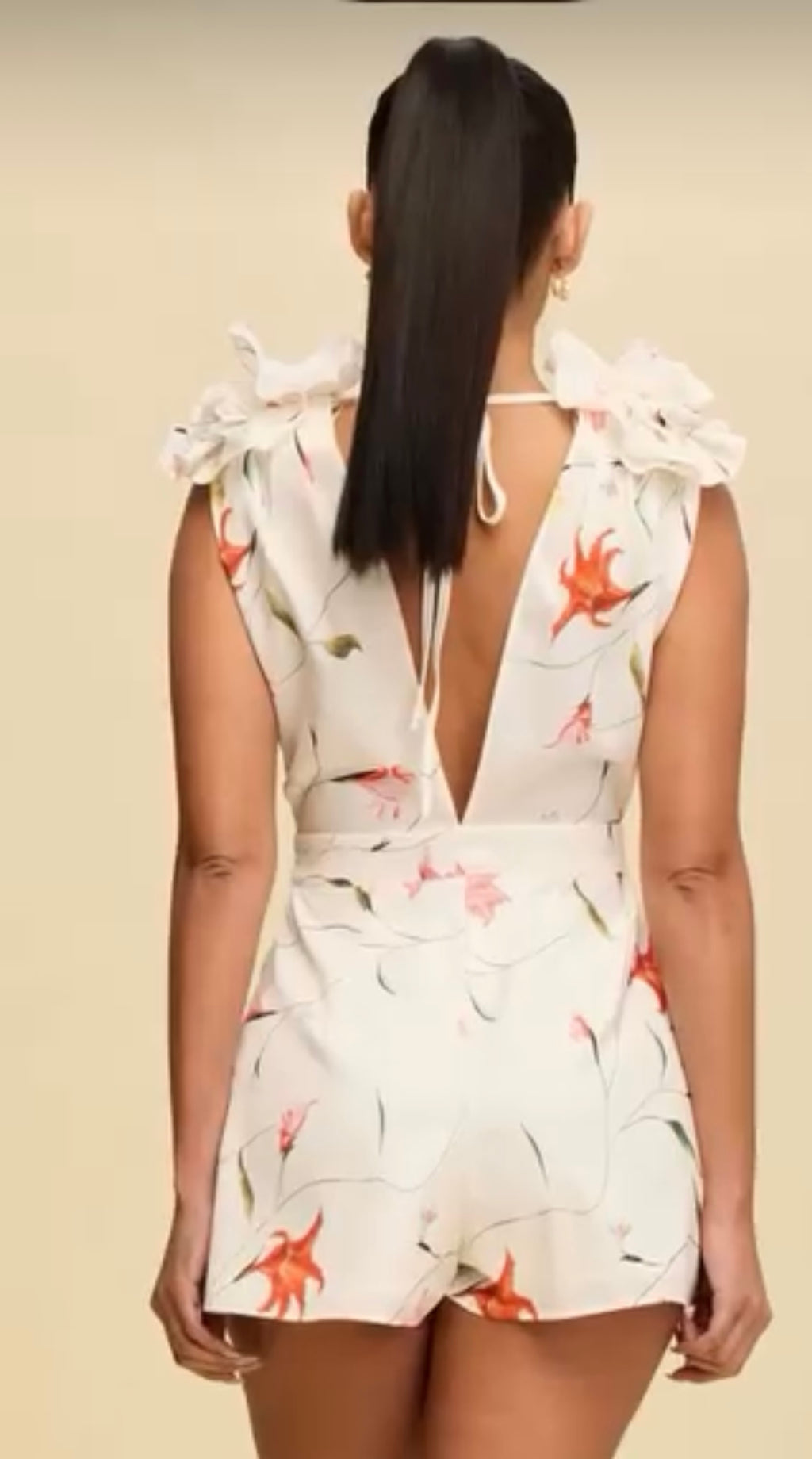 Garden Romance Floral Romper