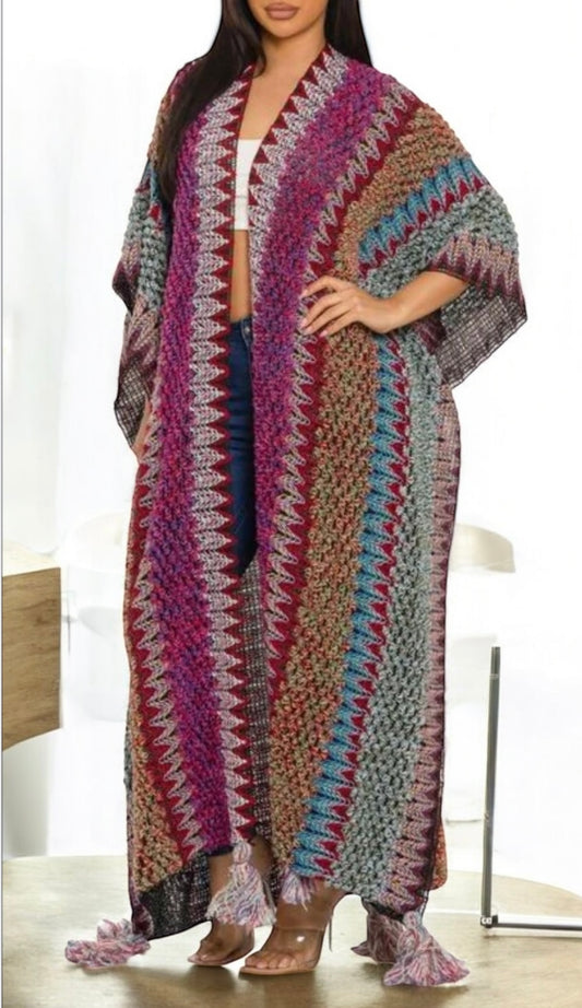 Multi Colored Caftan