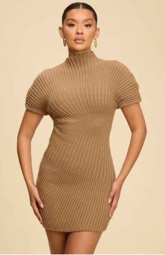 The Boss Energy Ribbed Mini Dress