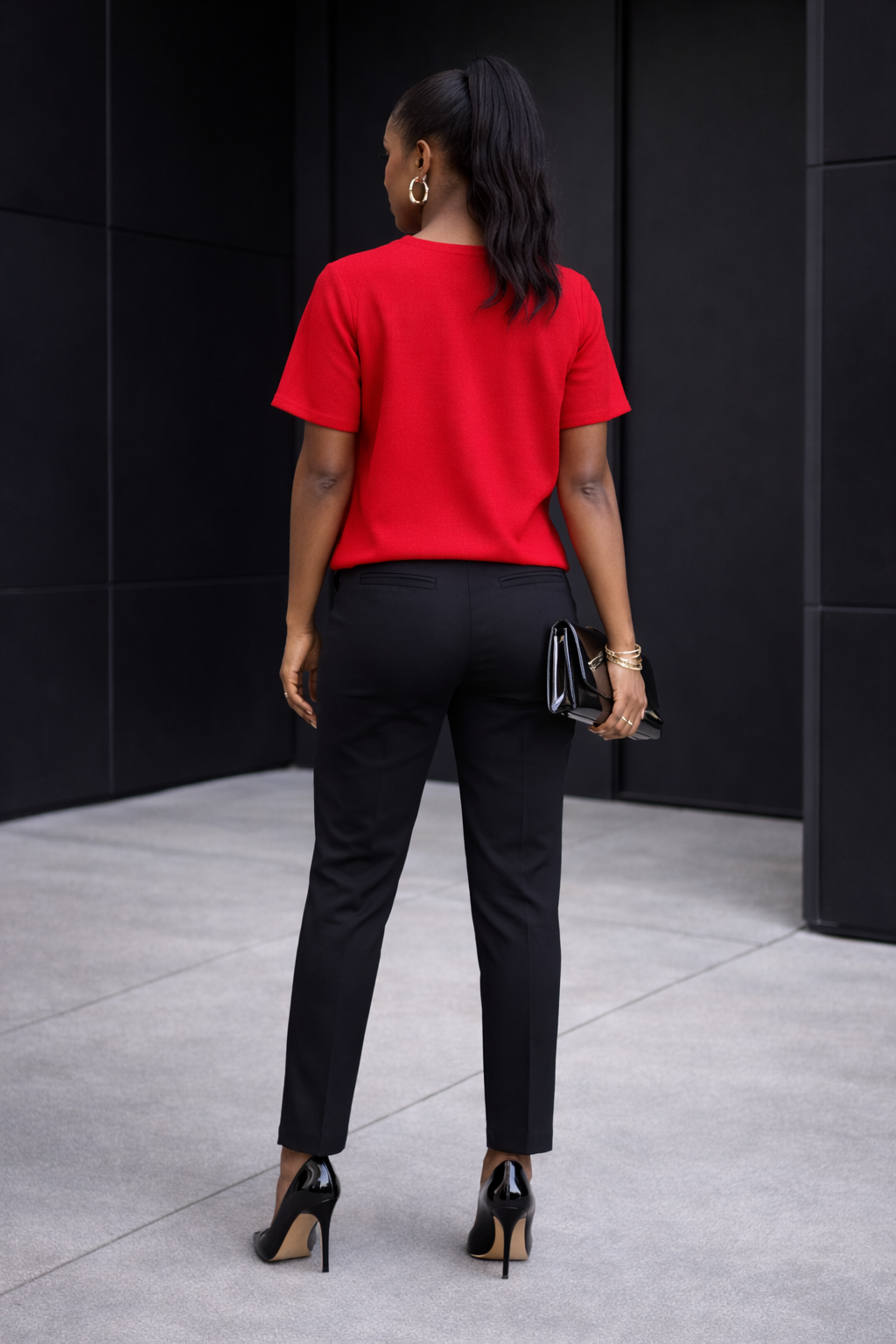 The Scarlet Ease Statement Top