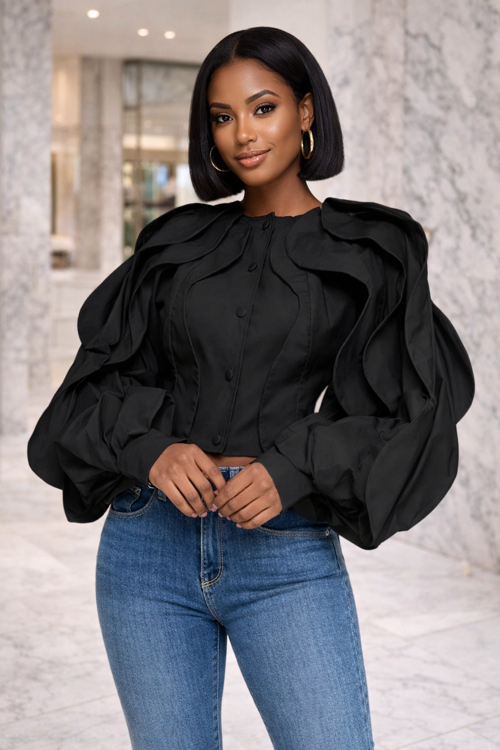 The Bold Statement Button Top