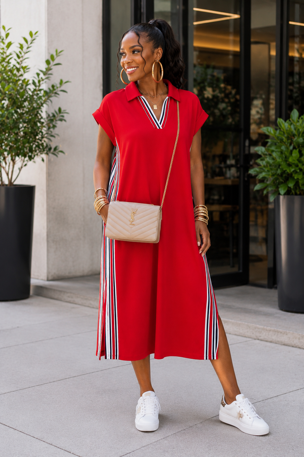 Main Character Midi Dress - Red***Ships 6/18***
