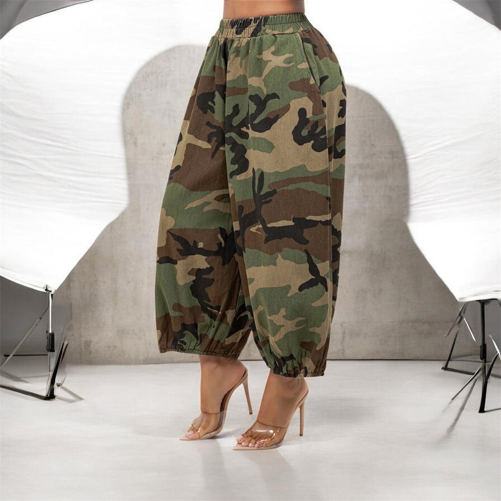 Camo Crush Barrel Pants***Ships June 29