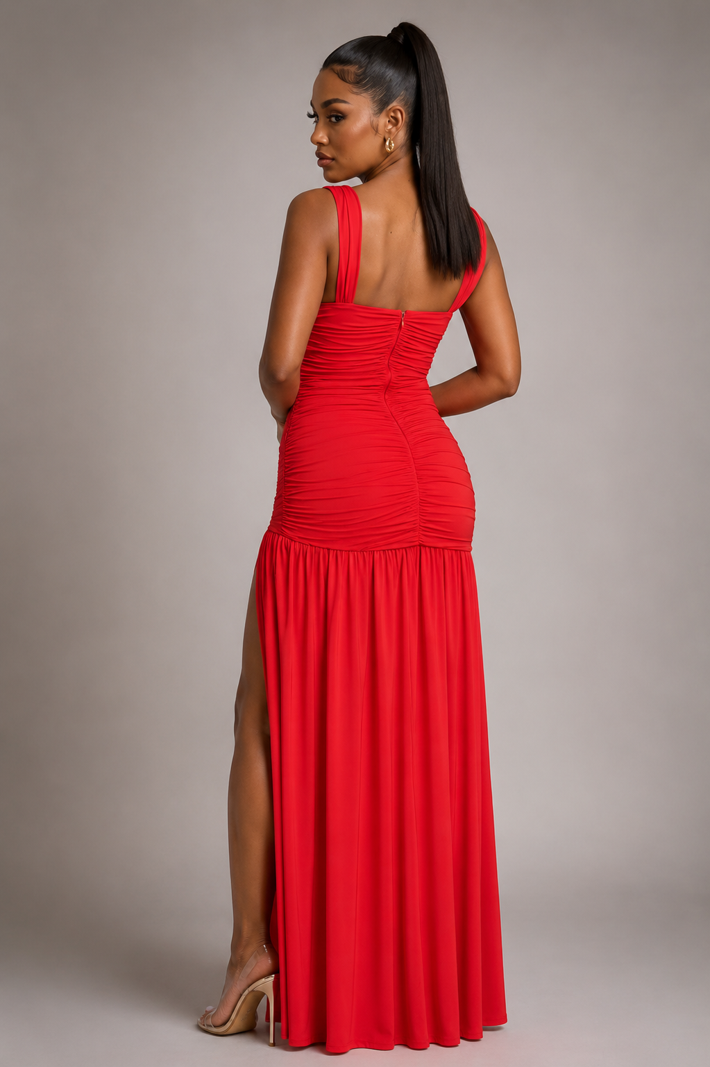Red Carpet Moment Maxi Dress