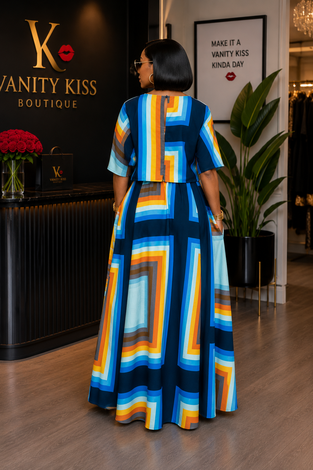 The Color Theory Two-Piece Set - Blue