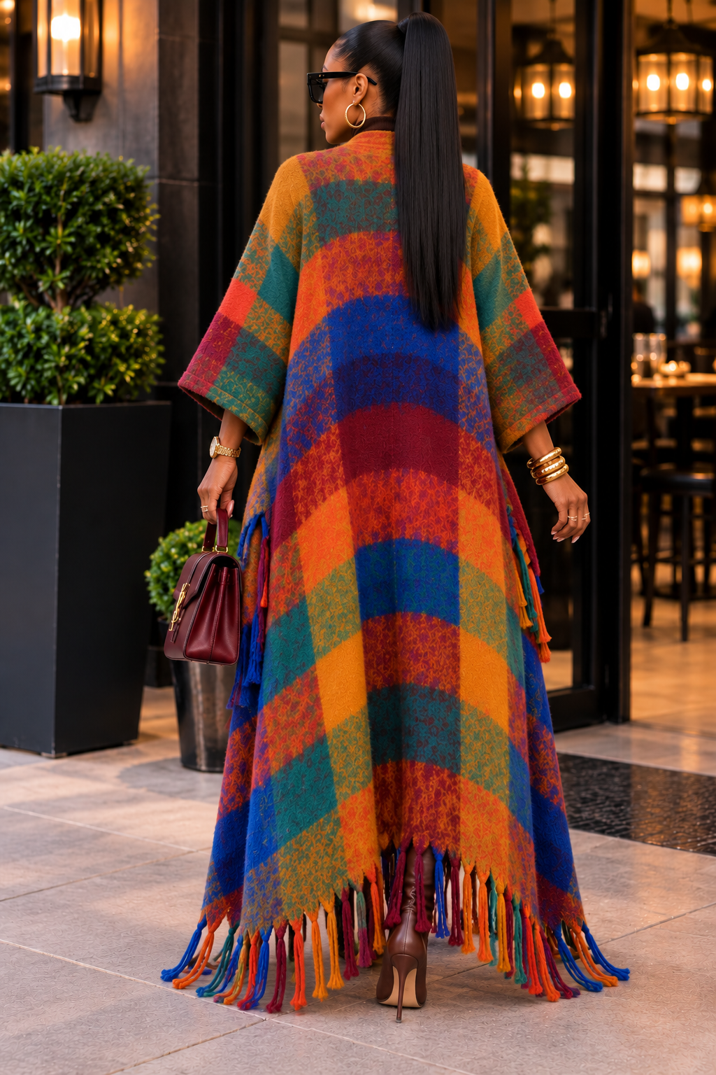 The Color Affair Statement Cardigan